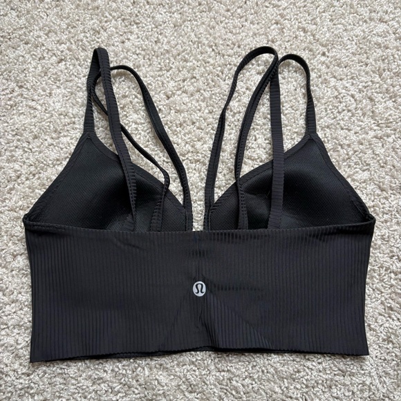 Lululemon Like a Cloud Strappy Longline Ribbed Bra *Light Support, B/C Cup - Picture 2 of 4